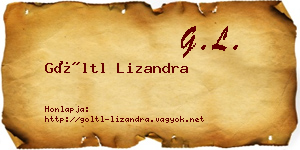 Göltl Lizandra névjegykártya